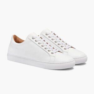 Classic White Leather Sneakers